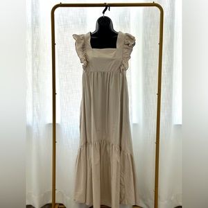 New Look Volume Frill Sleeve Smock Dress